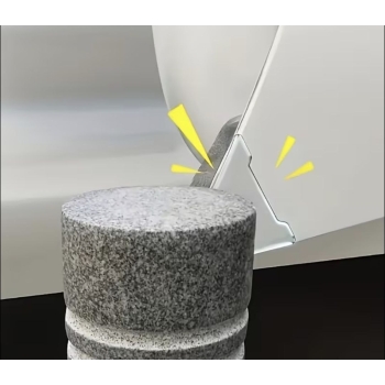 Naklejki ochronne przezroczyste na ranty drzwi samochodu 2 szt